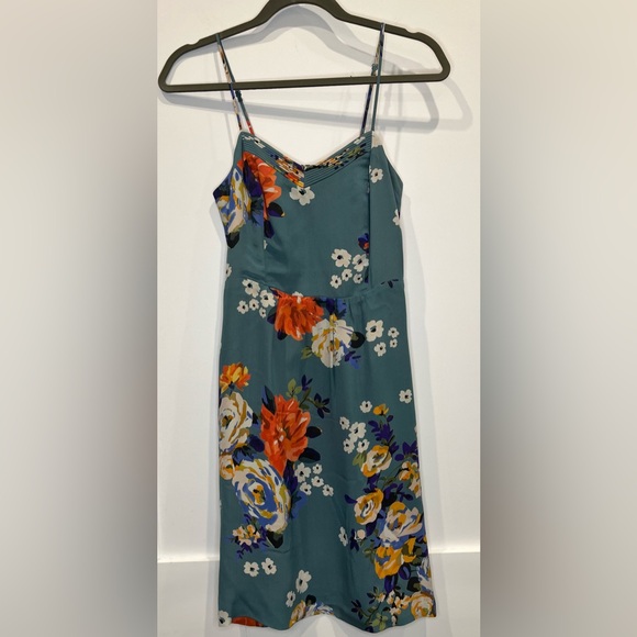 Moulinette Soeurs Dresses & Skirts - Moulinette Soeurs Teal Floral Dress